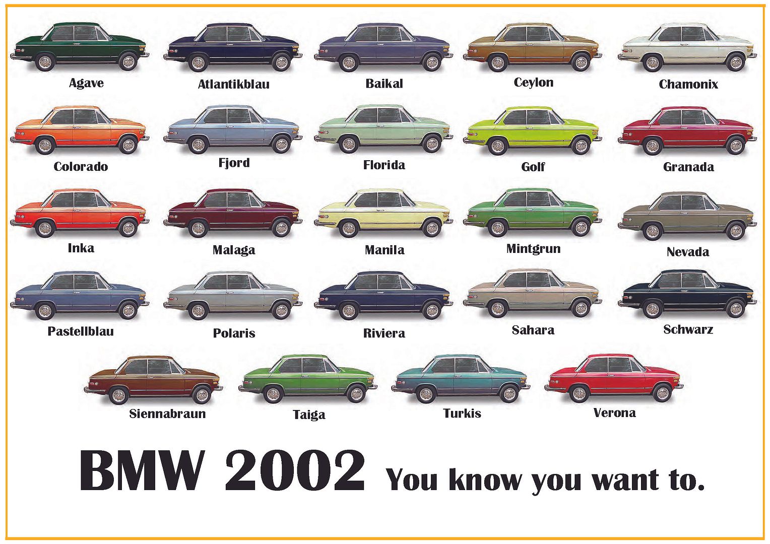 Bmw m color names